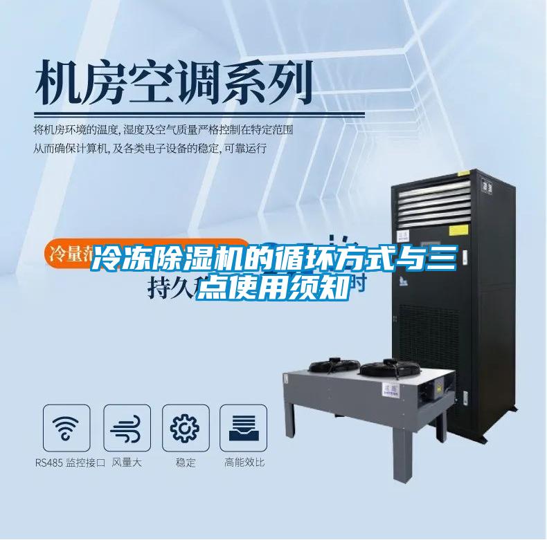 冷凍除濕機的循環方式與三點使用須知