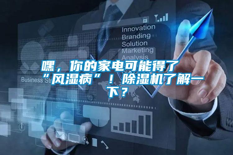 嘿，你的家電可能得了“風(fēng)濕病”！除濕機了解一下？