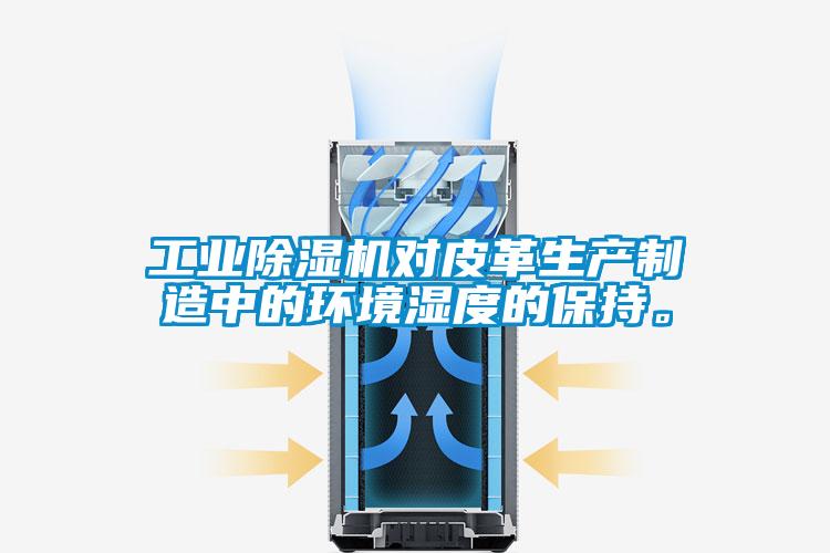 工業(yè)除濕機對皮革生產(chǎn)制造中的環(huán)境濕度的保持。