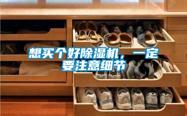 想買個好除濕機，一定要注意細節