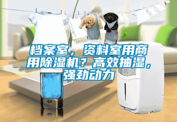 檔案室，資料室用商用除濕機？高效抽濕，強勁動力