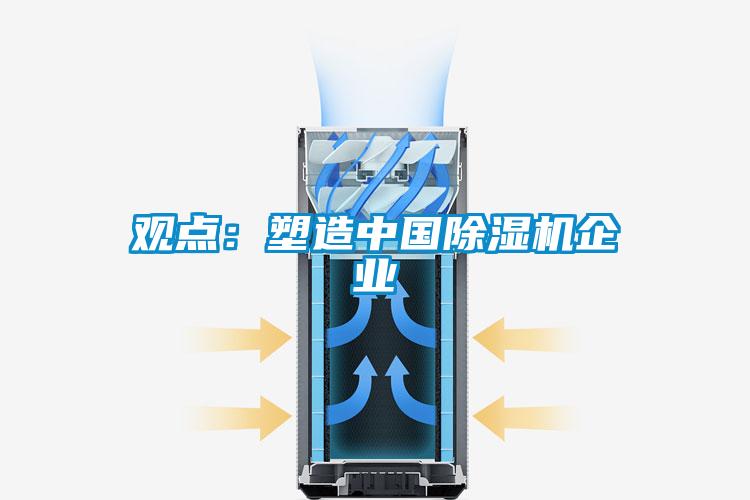 觀點(diǎn):塑造中國除濕機(jī)企業(yè)