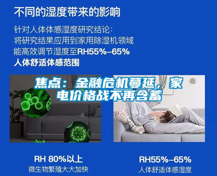 焦點：金融危機蔓延，家電價格戰不再含蓄