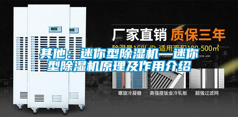其他:迷你型除濕機—迷你型除濕機原理及作用介紹