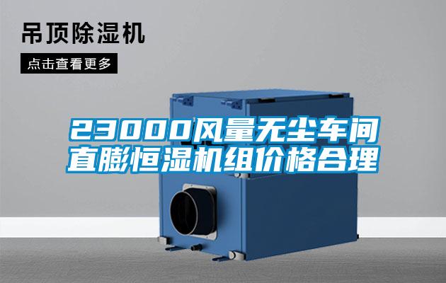 23000風量無塵車間直膨恒濕機組價格合理