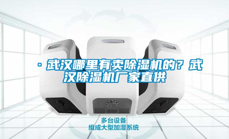 ·武漢哪里有賣除濕機的？武漢除濕機廠家直供