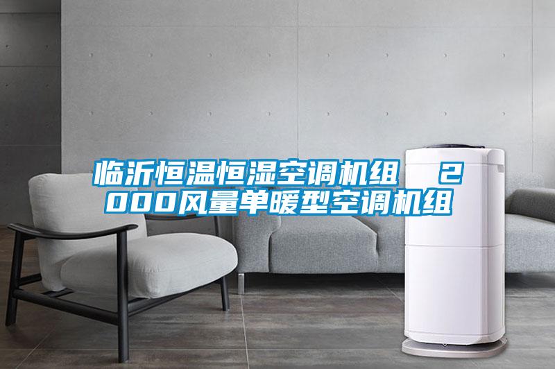 臨沂恒溫恒濕空調機組 2000風量單暖型空調機組