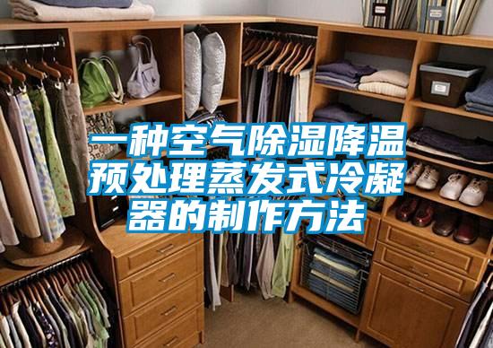 一種空氣除濕降溫預處理蒸發式冷凝器的制作方法