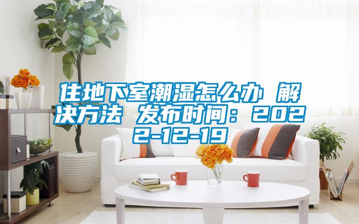 住地下室潮濕怎么辦 解決方法 發(fā)布時間:2022-12-19
