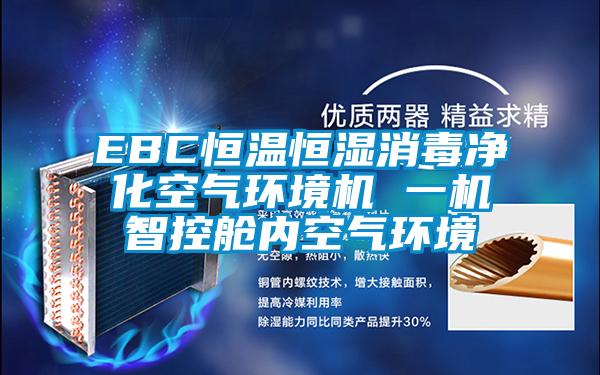 EBC恒溫恒濕消毒凈化空氣環境機 一機智控艙內空氣環境
