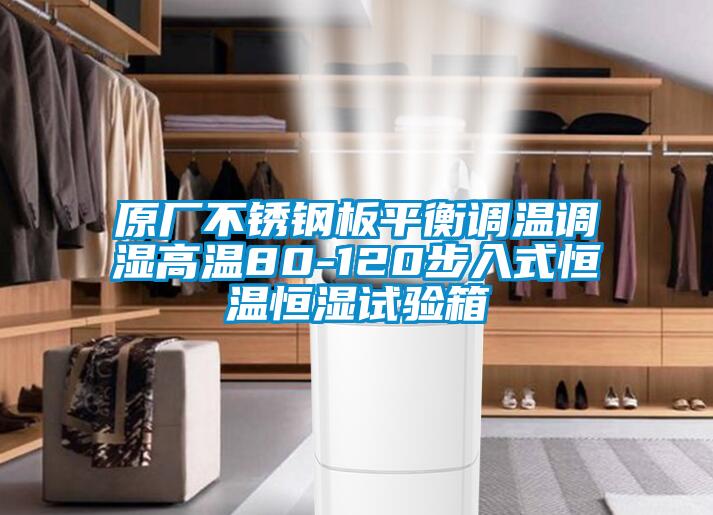 原廠不銹鋼板平衡調溫調濕高溫80-120步入式恒溫恒濕試驗箱