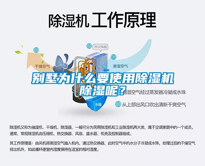 別墅為什么要使用除濕機除濕呢?