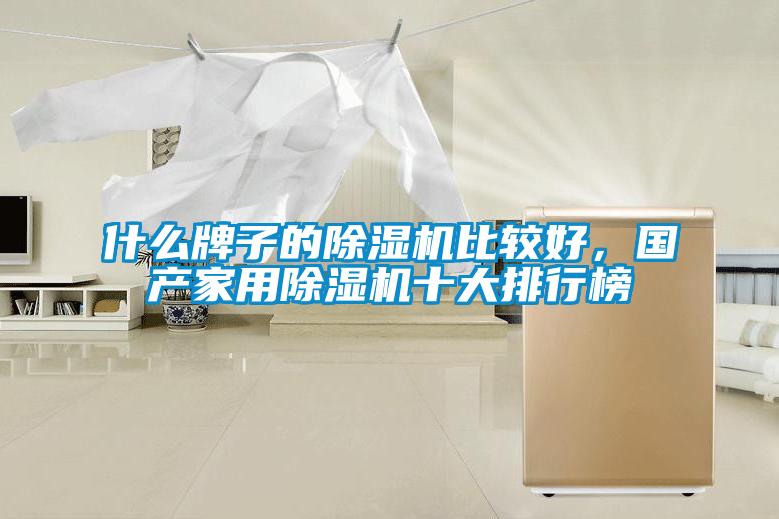 什么牌子的除濕機比較好，國產家用除濕機十大排行榜