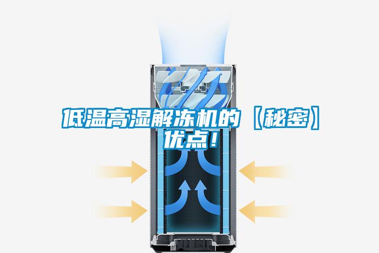 低溫高濕解凍機的【秘密】優(yōu)點!