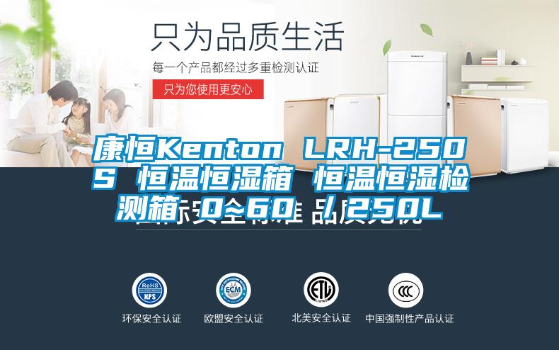 康恒Kenton LRH-250S 恒溫恒濕箱 恒溫恒濕檢測箱 0~60℃/250L