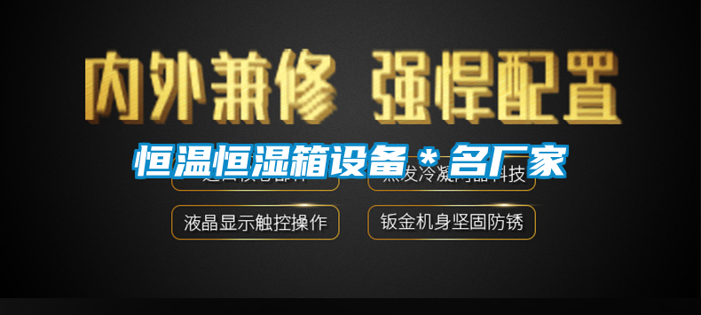 恒溫恒濕箱設(shè)備*名廠家