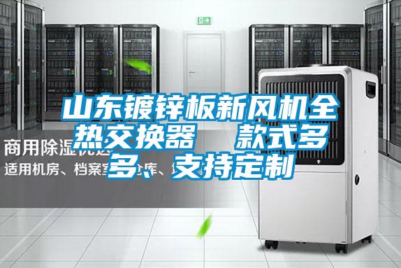 山東鍍鋅板新風(fēng)機全熱交換器 款式多多、支持定制