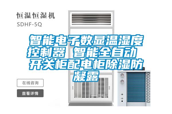 智能電子數顯溫濕度控制器 智能全自動 開關柜配電柜除濕防凝露