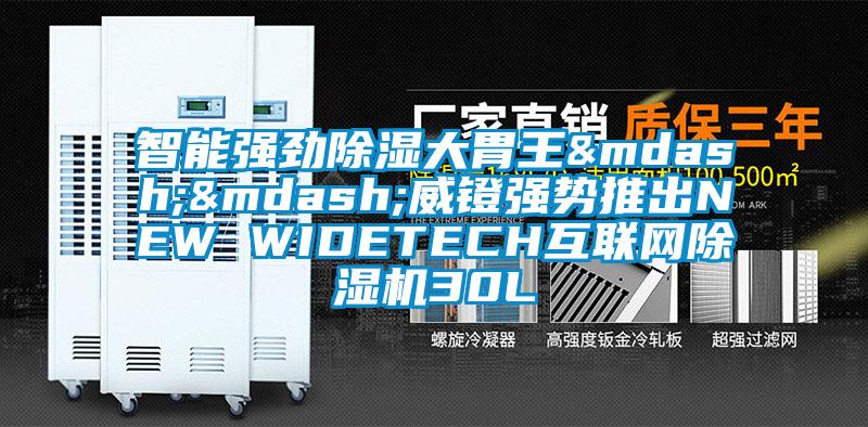 智能強勁除濕大胃王——威鐙強勢推出NEW WIDETECH互聯網除濕機30L