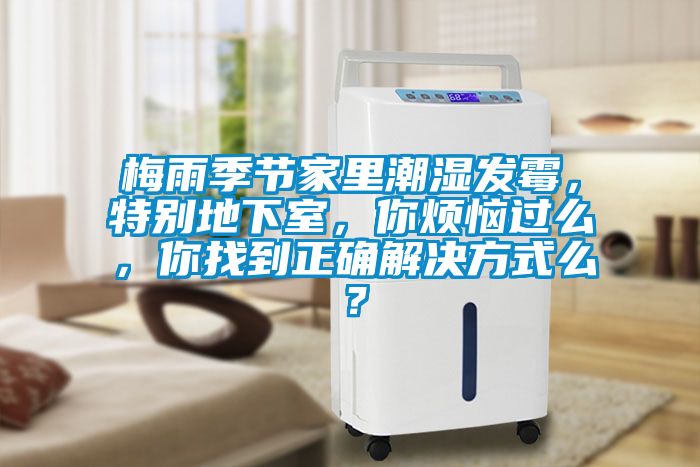 梅雨季節(jié)家里潮濕發(fā)霉,特別地下室,你煩惱過么,你找到正確解決方式么?