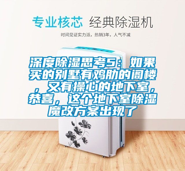 深度除濕思考5：如果買的別墅有雞肋的閣樓，又有操心的地下室，恭喜，這個地下室除濕魔改方案出現(xiàn)了
