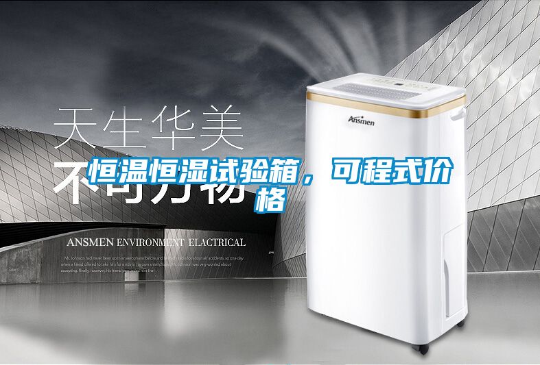 恒溫恒濕試驗(yàn)箱,可程式價(jià)格