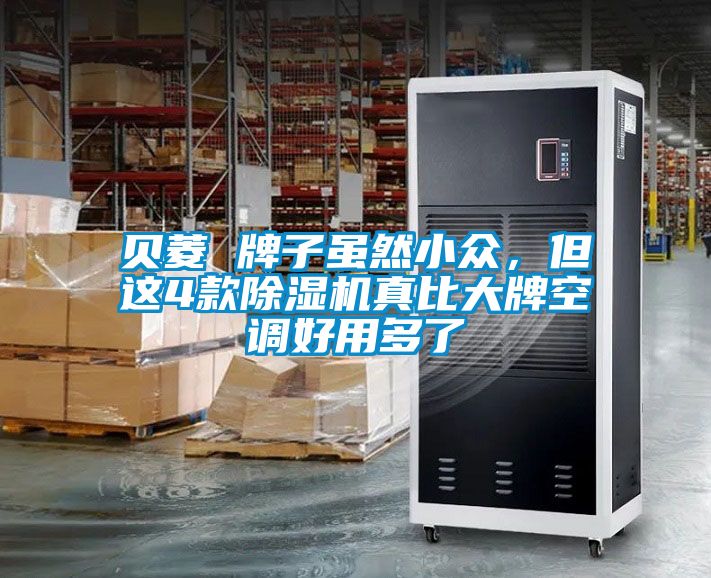 貝菱 牌子雖然小眾，但這4款除濕機真比大牌空調好用多了