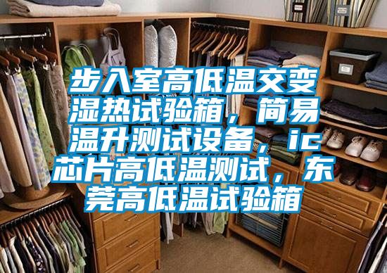 步入室高低溫交變濕熱試驗箱，簡易溫升測試設備，ic芯片高低溫測試，東莞高低溫試驗箱