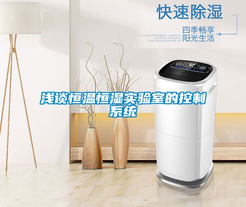 淺談恒溫恒濕實驗室的控制系統