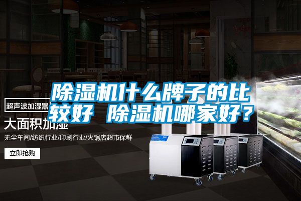 除濕機什么牌子的比較好 除濕機哪家好?