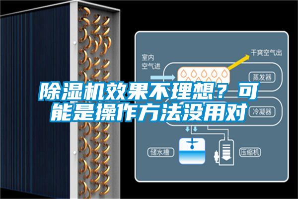 除濕機(jī)效果不理想?可能是操作方法沒用對