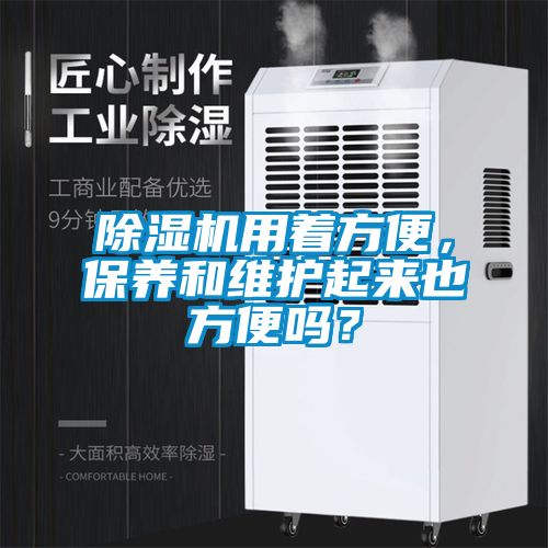 除濕機用著方便,保養(yǎng)和維護起來也方便嗎?