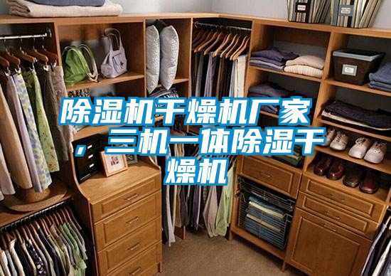 除濕機干燥機廠家 ,三機一體除濕干燥機