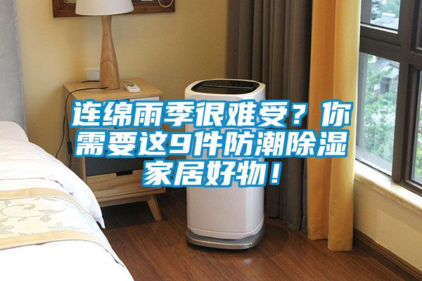 連綿雨季很難受?你需要這9件防潮除濕家居好物!