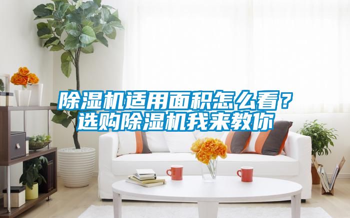 除濕機適用面積怎么看？選購除濕機我來教你